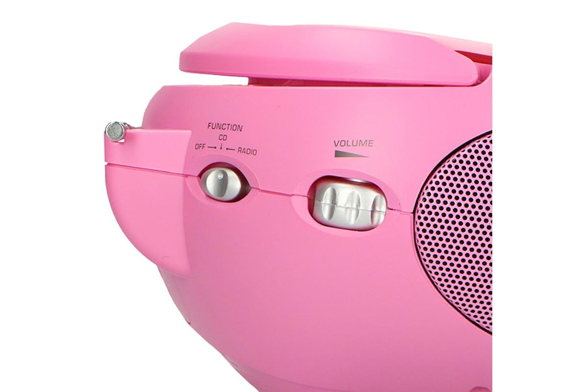 Lenco | Portable FM Radio And CD Player | Pink-6