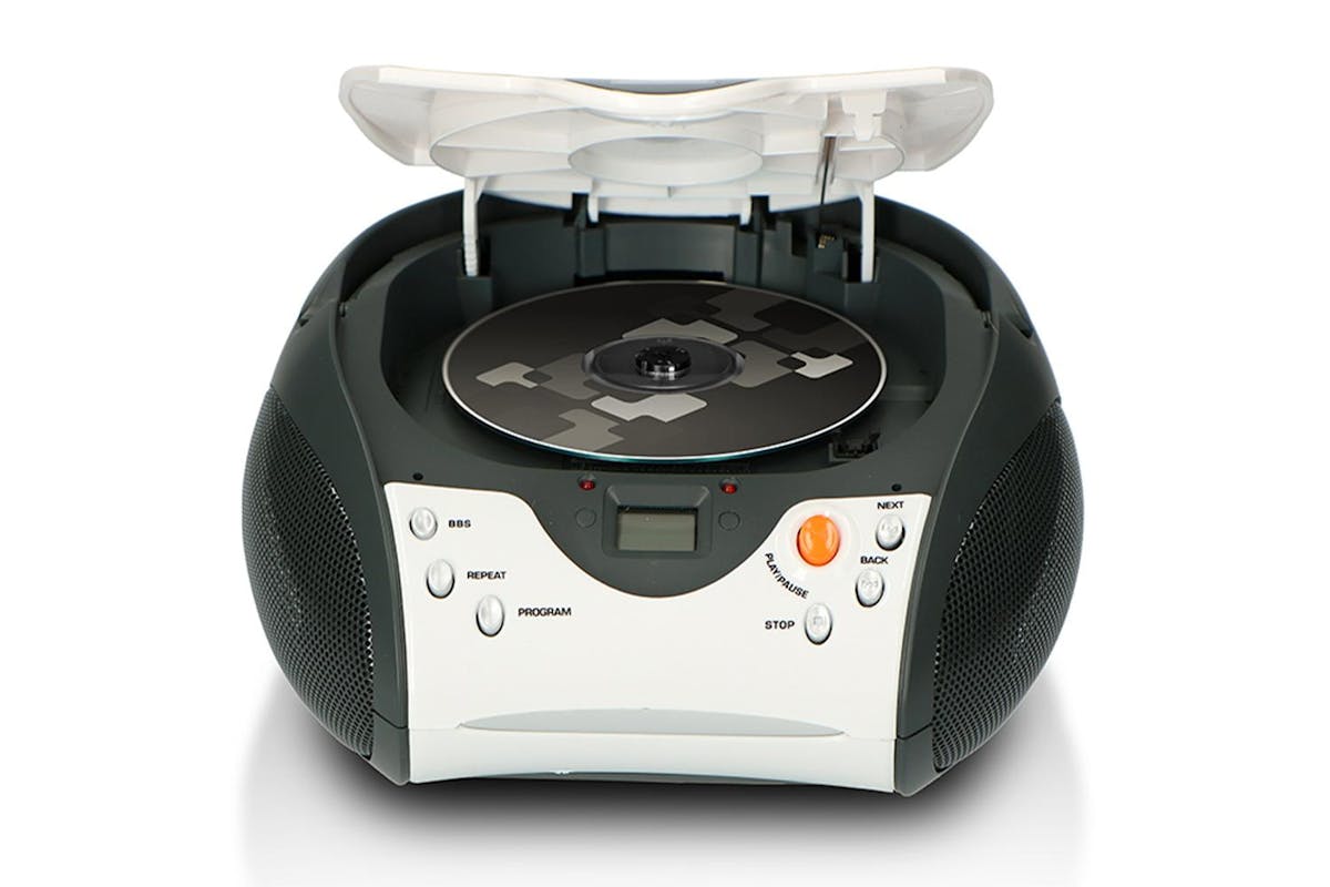 Lenco | White | Portable FM Radio With CD-2
