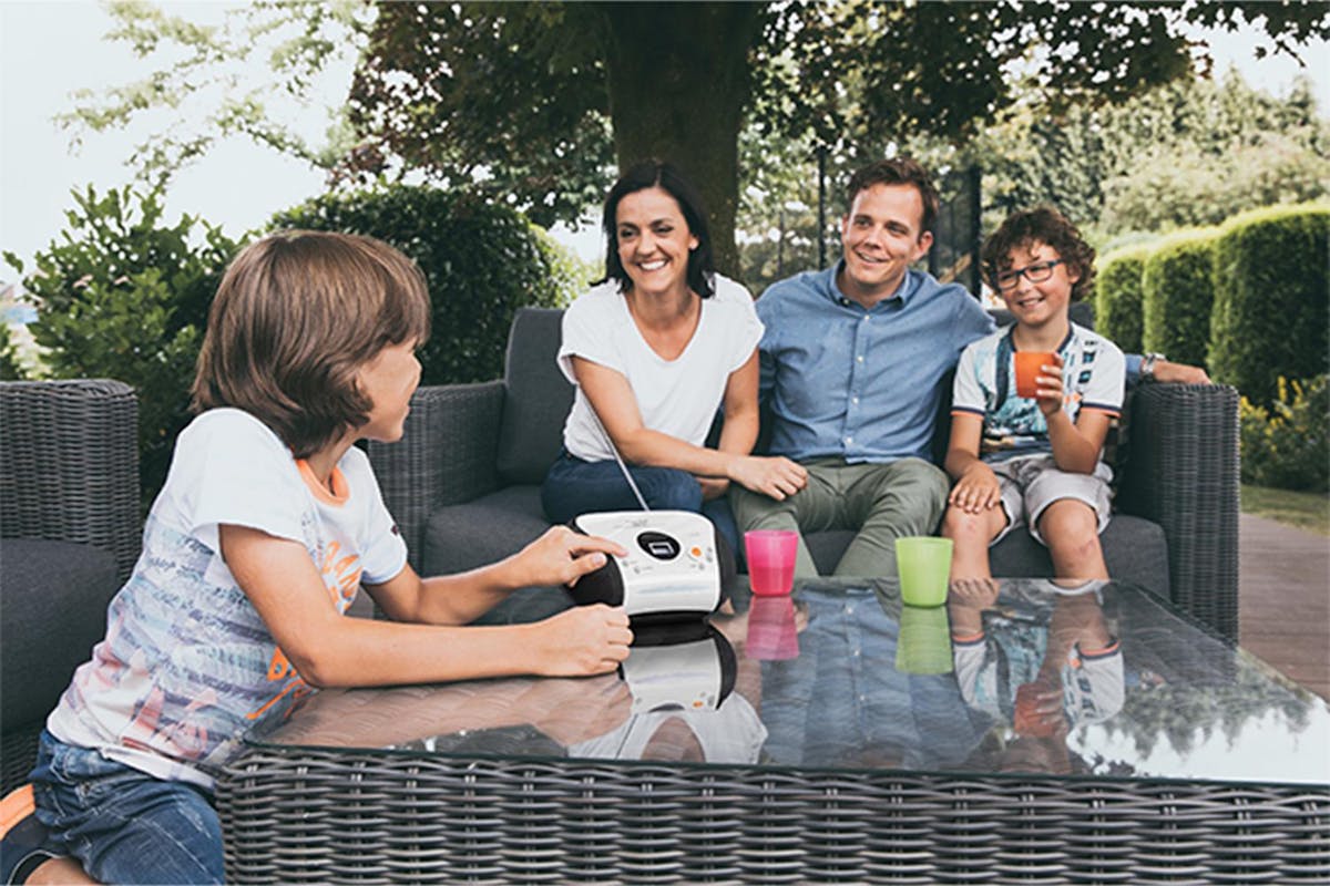 Lenco | White | Portable FM Radio With CD-10