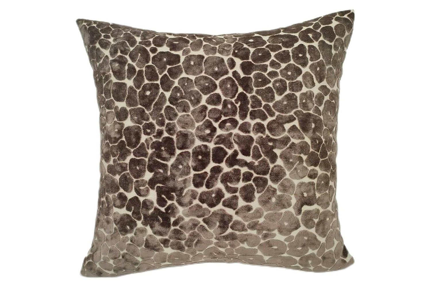 Paul Moneypenny Leopard Cushion | Chocolate | 43 x 43 cm