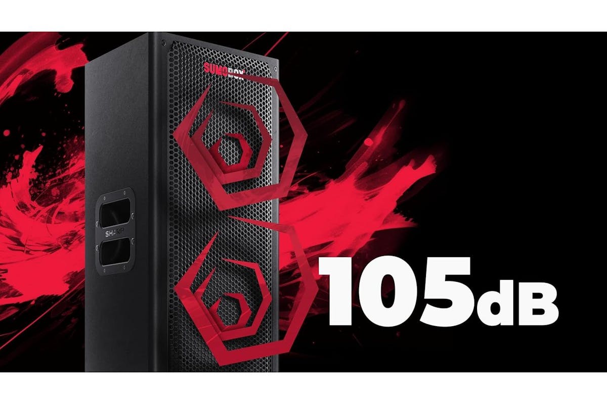 Sharp | Sharp 120w Sumobox Portable Speaker-4