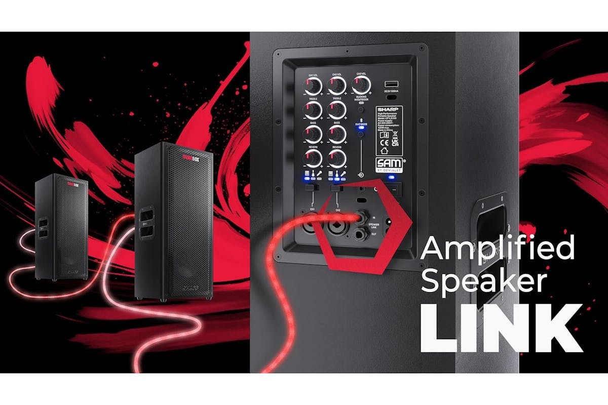 Sharp | Sharp 120w Sumobox Portable Speaker-8