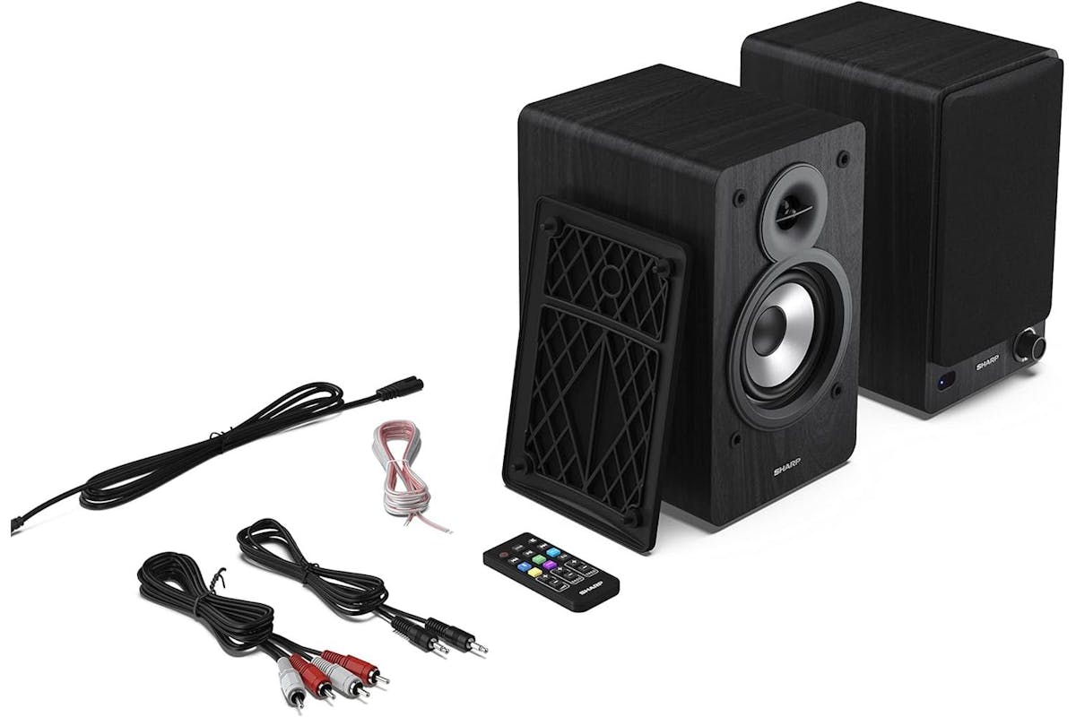 Sharp | Bookshelf Speakers | Black | SCP-SS30B-5