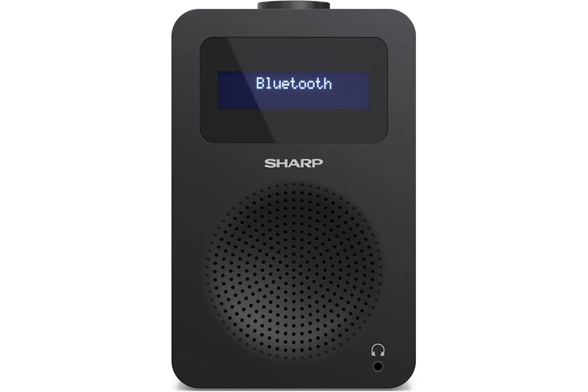 Sharp | Sharp Tokyo Mono Dab Radio - Midnight | Digital Radio | Table Top Size | SDR-430B-2