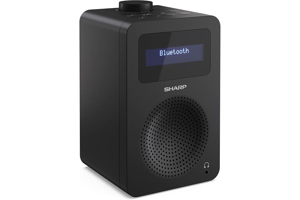 Sharp | Sharp Tokyo Mono Dab Radio - Midnight | Digital Radio | Table Top Size | SDR-430B-3