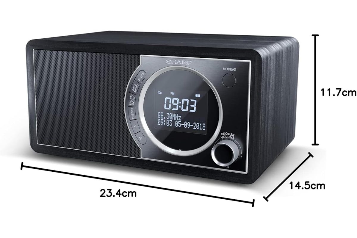 Sharp | Sharp Mono Digital Radio | Black | SDR-450B-3