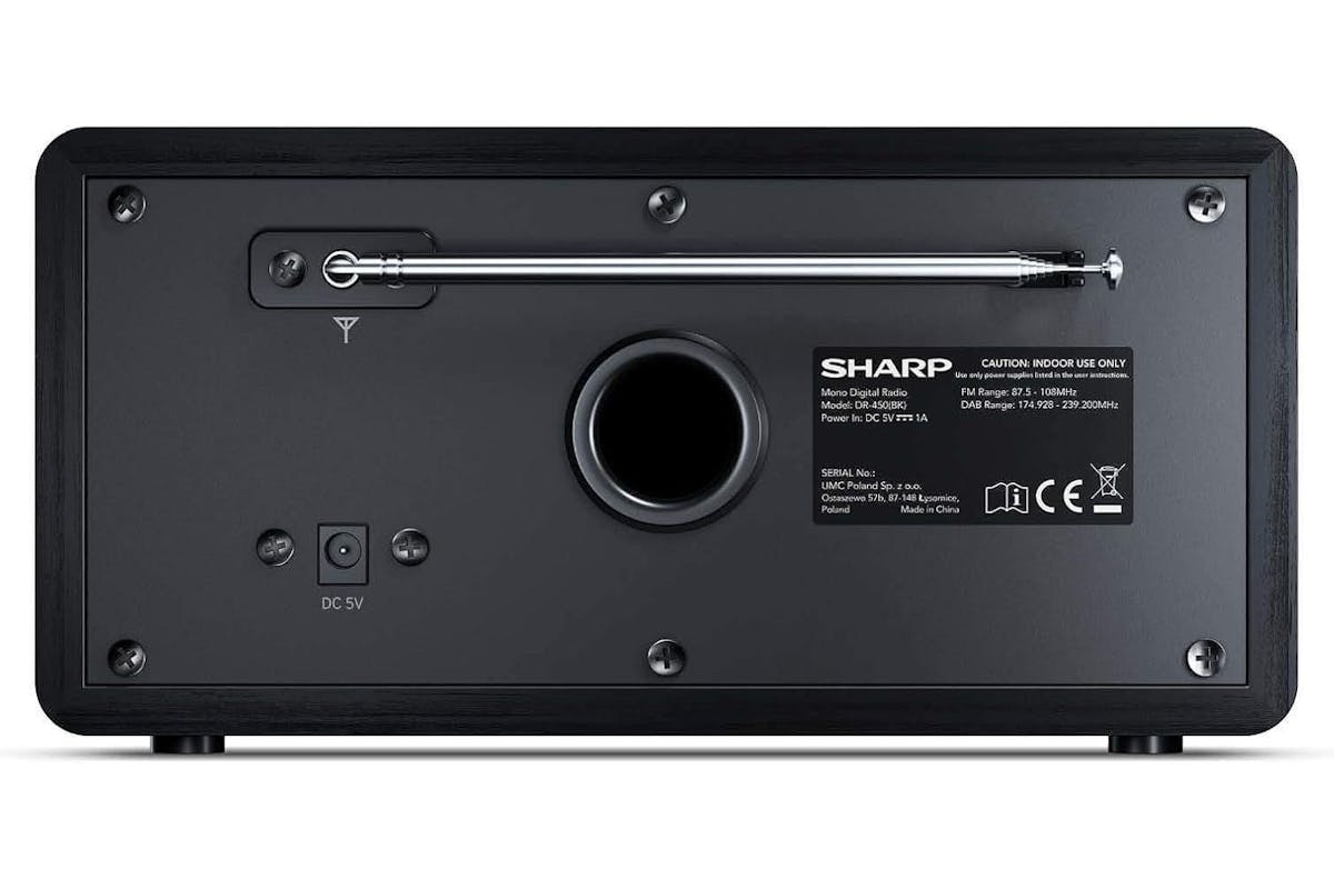 Sharp | Sharp Mono Digital Radio | Black | SDR-450B-4