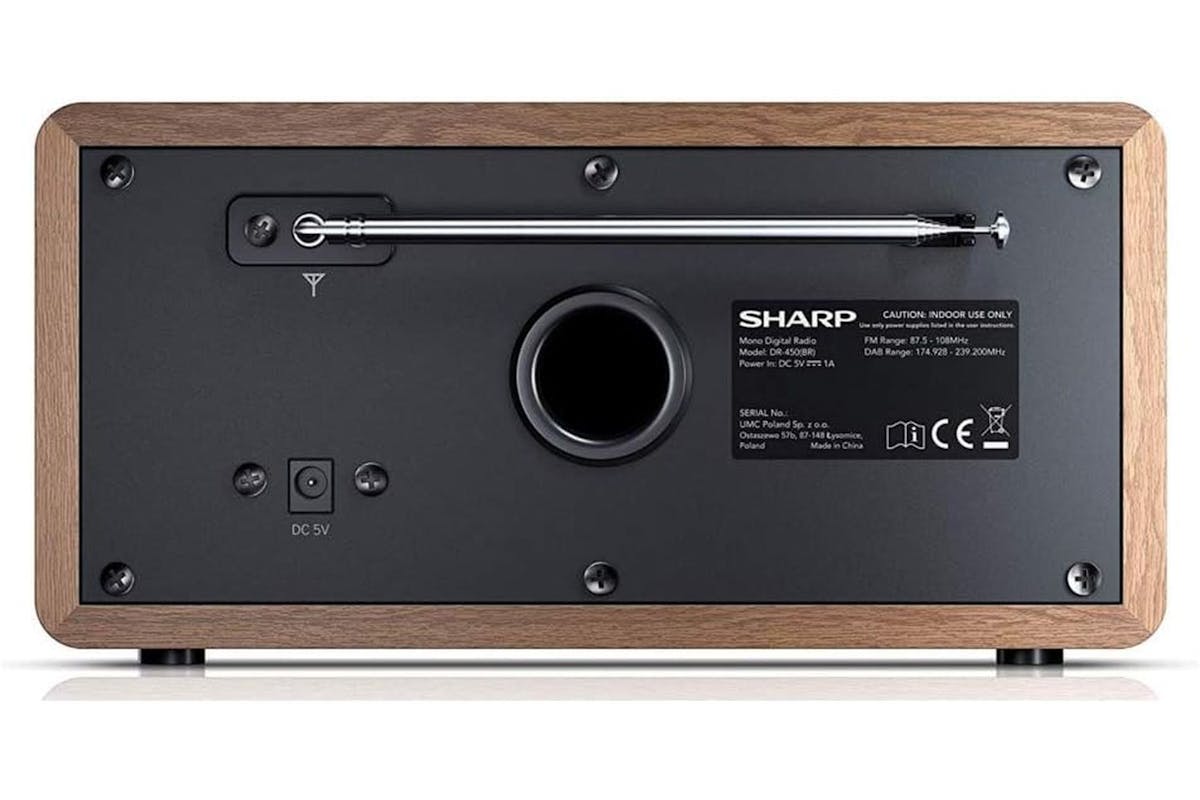 Sharp | Digital Radio | Brown | SDR-450BR-4