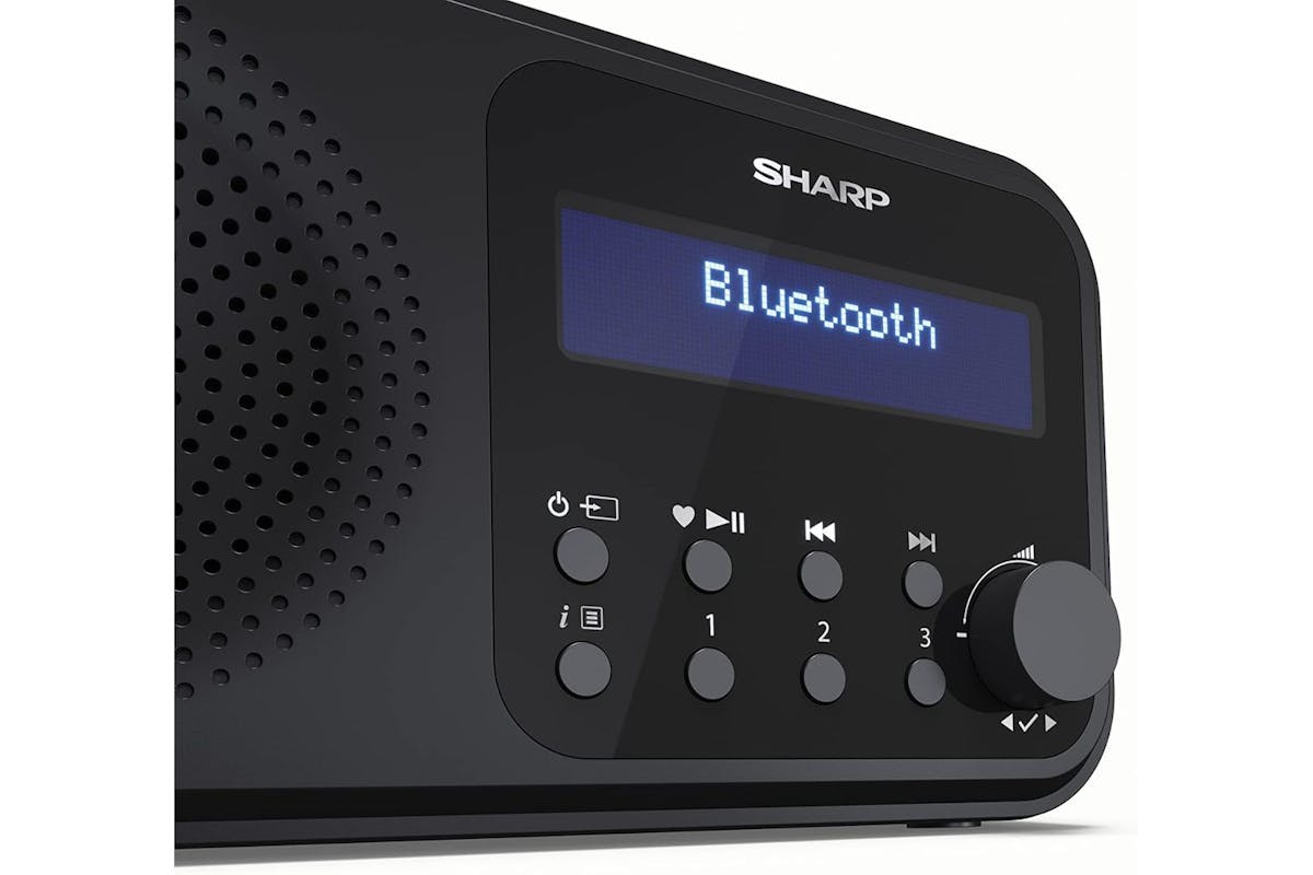 Sharp | Tokyo Portable Digital Radio | Mono Dab+/FM Audio Player | SDR-P420B-3