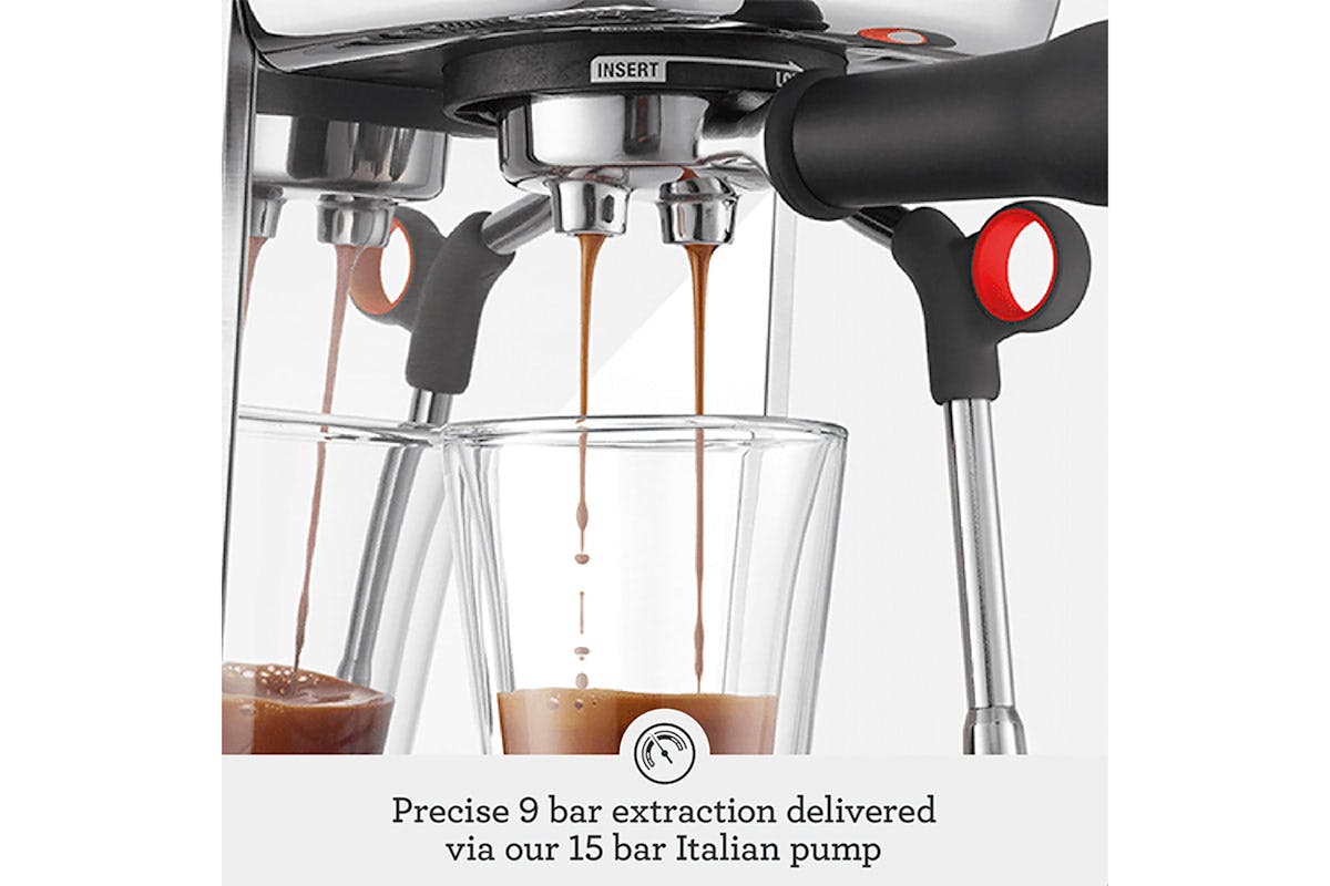 Sage The Bambino Plus Coffee Machine | SES500BSS4GUK1 | Brushed Stainless Steel-2