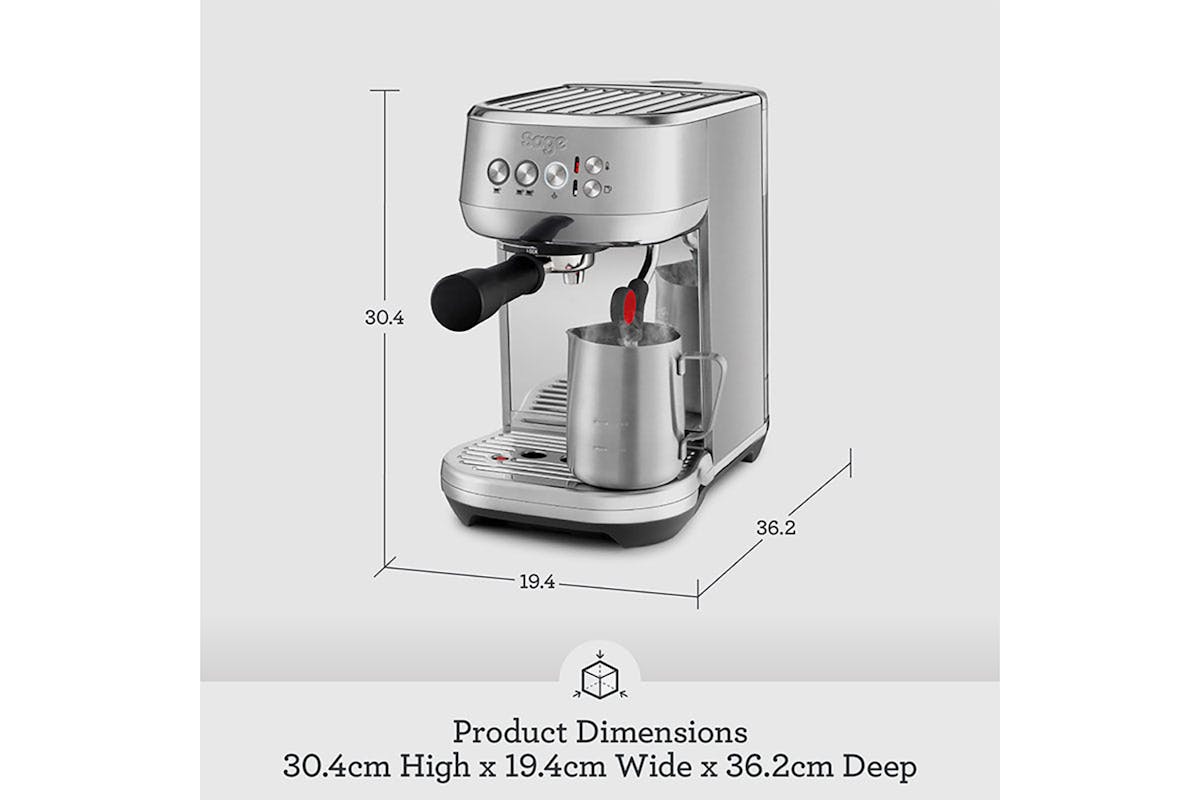 Sage The Bambino Plus Coffee Machine | SES500BSS4GUK1 | Brushed Stainless Steel-5