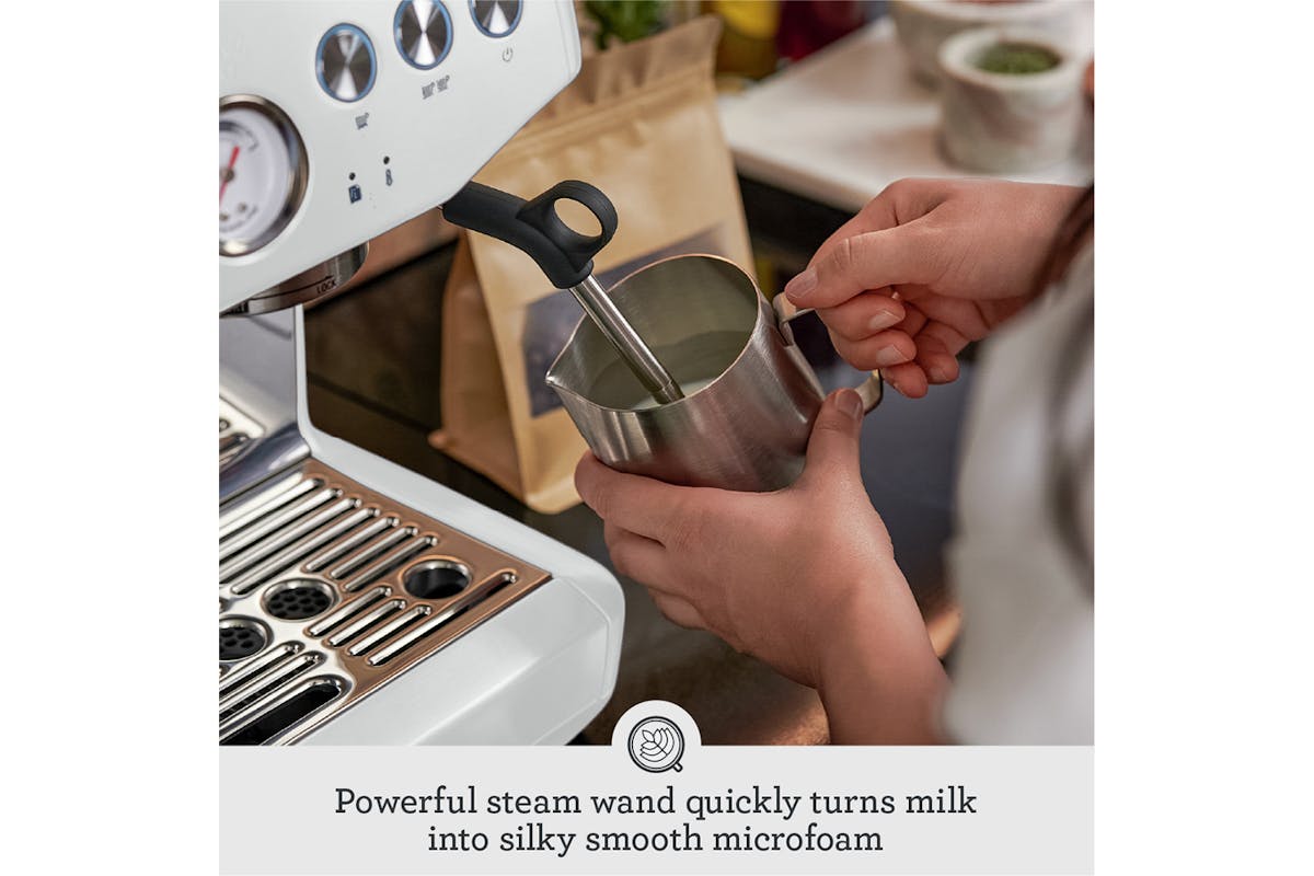 Sage The Barista Express Impress Espresso Coffee Machine | Sea Salt-11