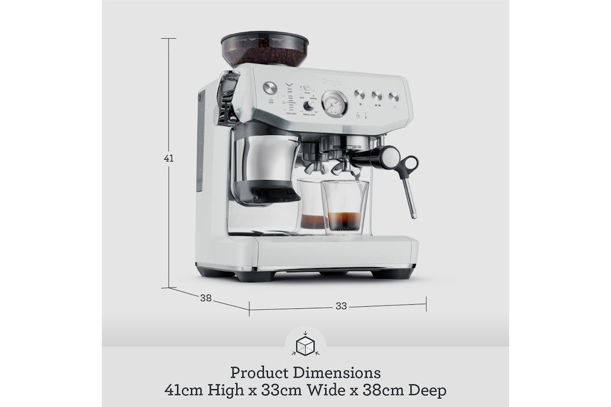 Sage The Barista Express Impress Espresso Coffee Machine | Sea Salt-12