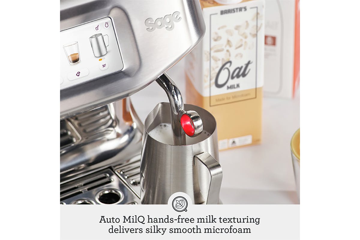 Sage The Barista Touch Impress Bean to Cup Espresso Coffee Machine | SES882BSS4GUK1 | Brushed Stainless Steel-5