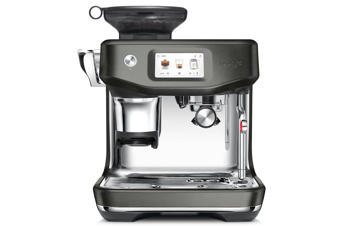 Sage The Barista Touch Impress Bean to Cup Espresso Coffee Machine | SES882BST4GUK1 | Black Stainless Steel-2