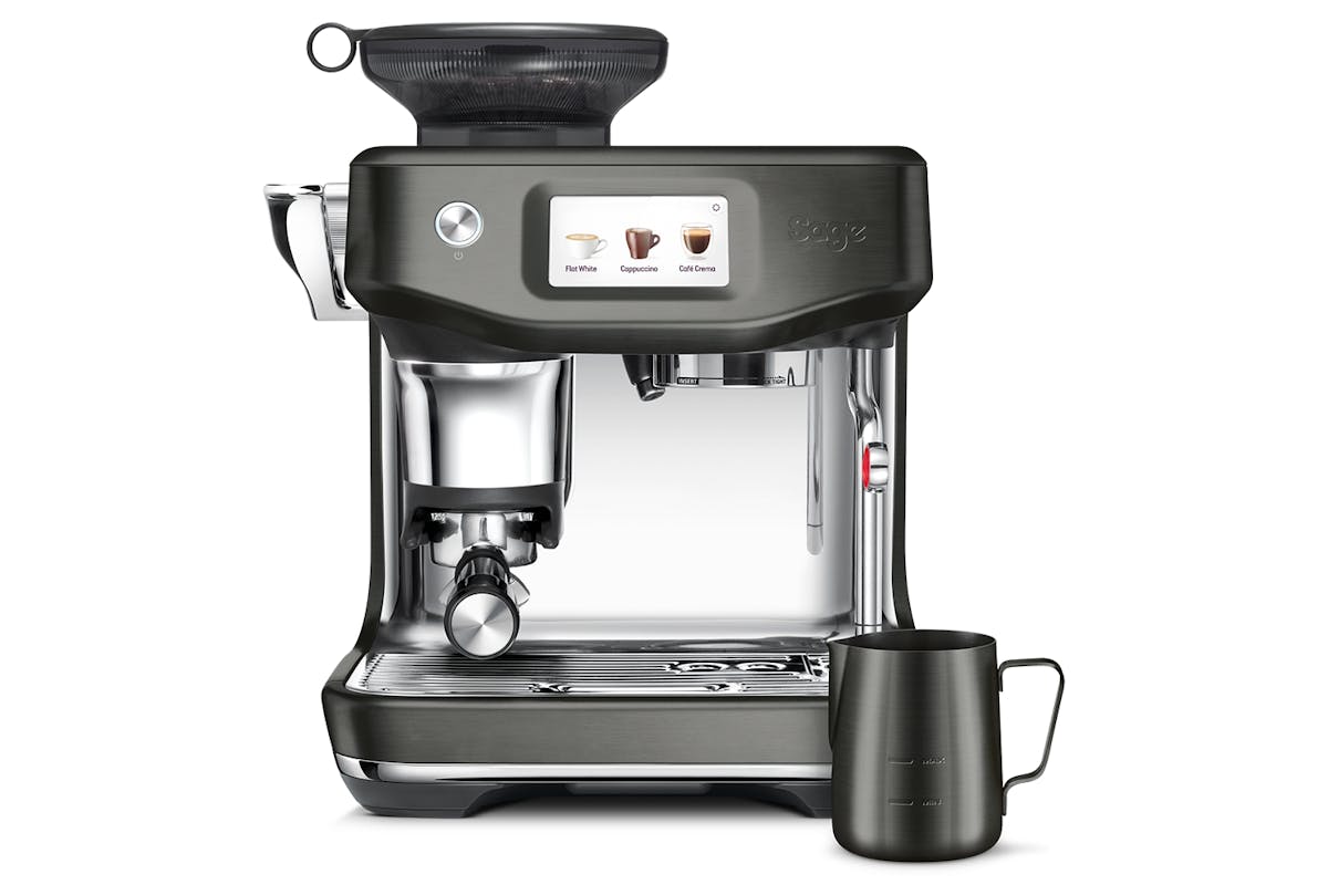 Sage The Barista Touch Impress Bean to Cup Espresso Coffee Machine | SES882BST4GUK1 | Black Stainless Steel-3
