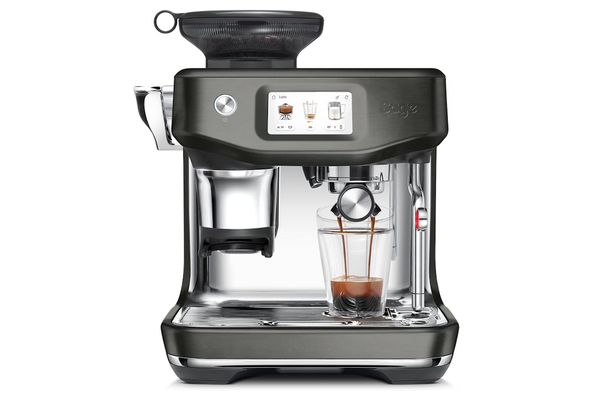 Sage The Barista Touch Impress Bean to Cup Espresso Coffee Machine | SES882BST4GUK1 | Black Stainless Steel-4