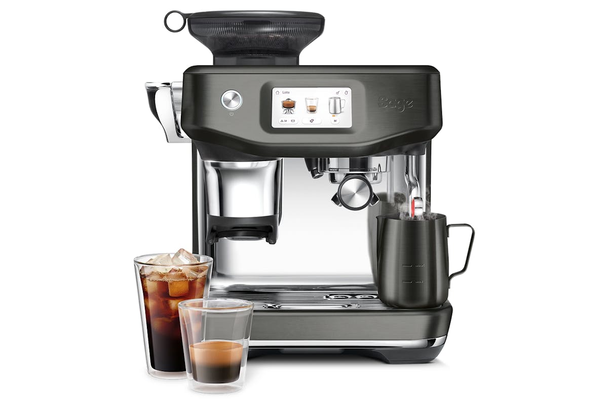 Sage The Barista Touch Impress Bean to Cup Espresso Coffee Machine | SES882BST4GUK1 | Black Stainless Steel-5