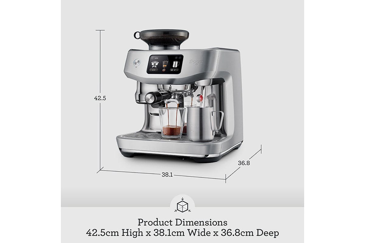 Sage Oracle Jet Coffee Machine | SES985BSS4GUK1 | Stainless Steel-6