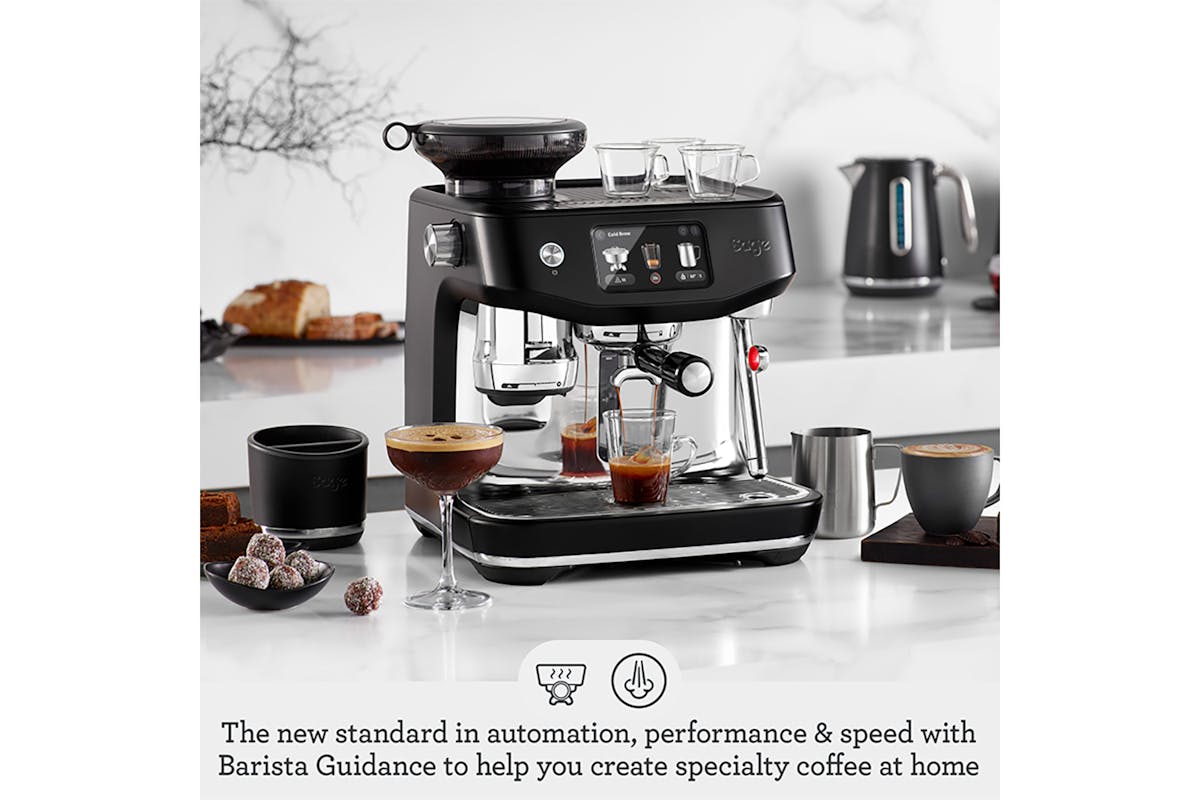 Sage The Oracle Jet Espresso Coffee Machine | Black Truffle | SES985BTR4GUK1-2