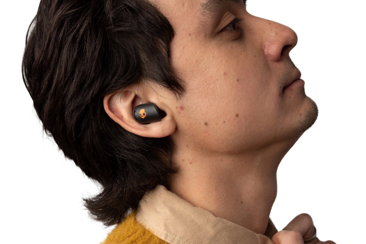 Skullcandy Sesh ANC In-Ear True Wireless Earbuds | Black/Orange-2