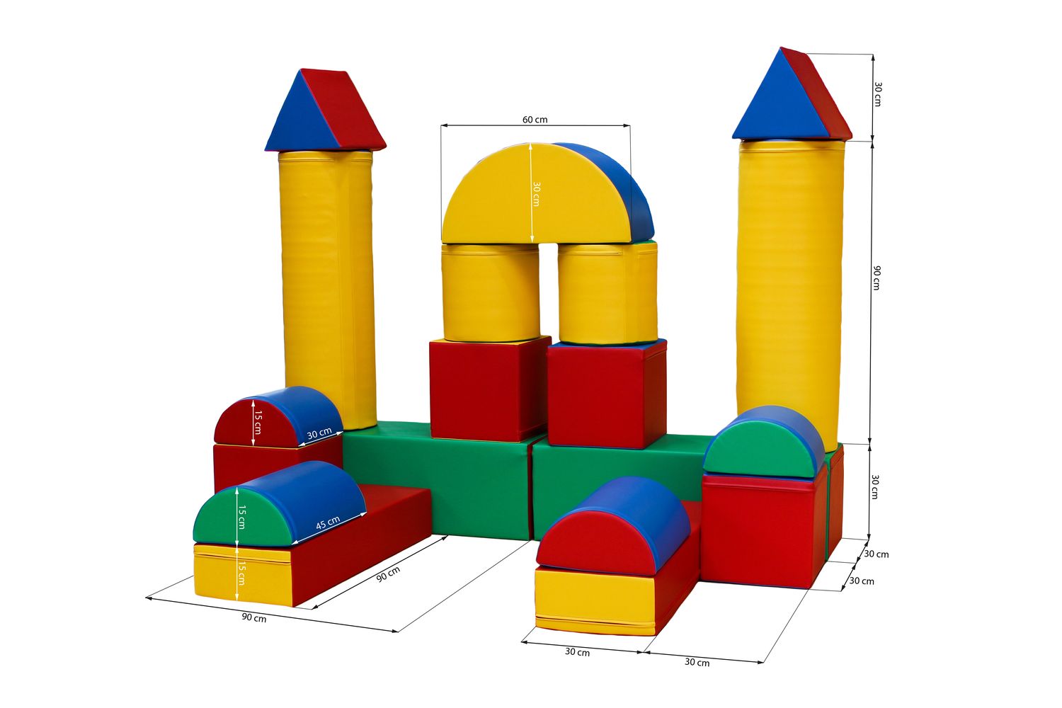 Iglu Soft Play Shapes For Kids, Foam Blocks For Fun And Learning-6