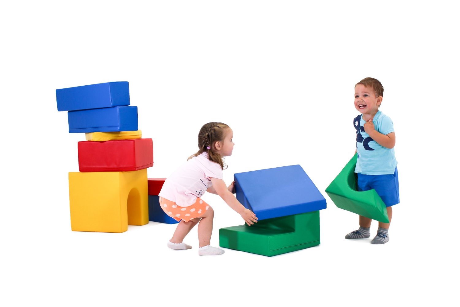 Iglu Soft Play Shapes For Kids Â– Montessori Inspired Educational Foam Blocks-2