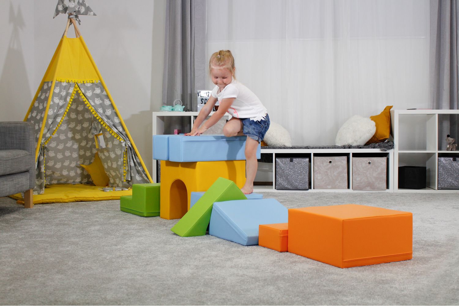 Iglu Soft Play Shapes Â– Multifunctional Foam Blocks For Kids-2