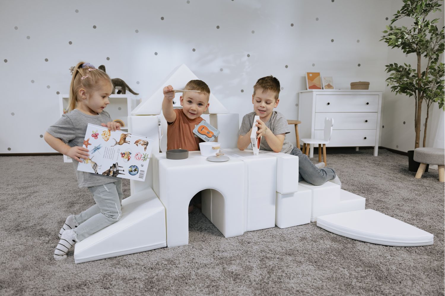 Iglu Soft Play Shapes For Kids - Creativity Multifunctional Foam Play Set - Ideal Montessori Toy-4