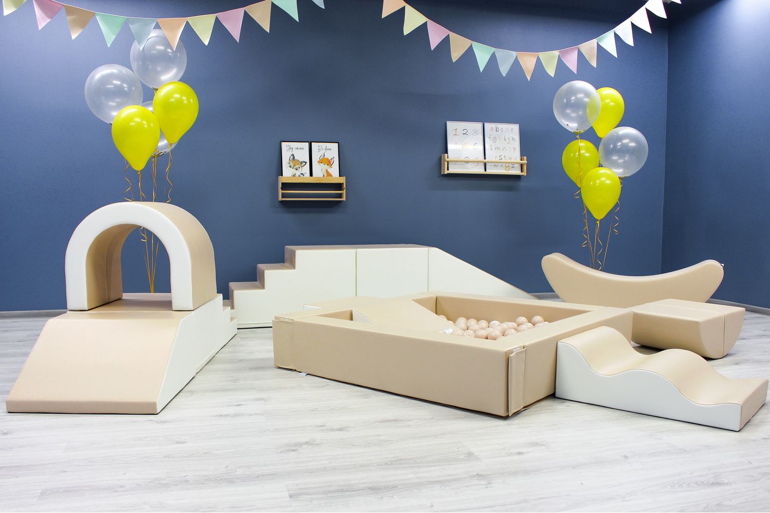 Iglu Soft Play Shapes Party Set - High-quality Kids Foam Blocks-2