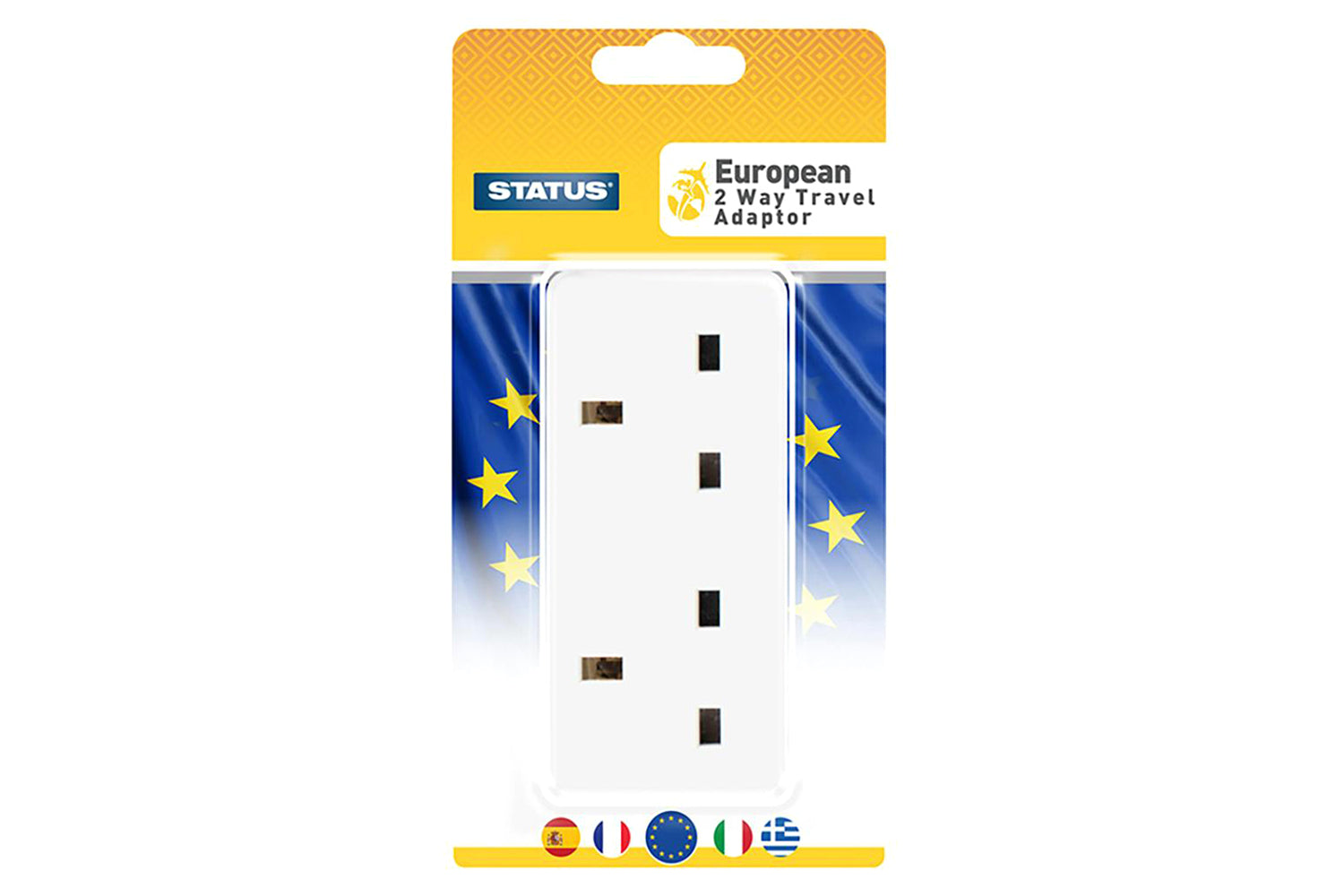 Status European 2 Way Travel Adapter