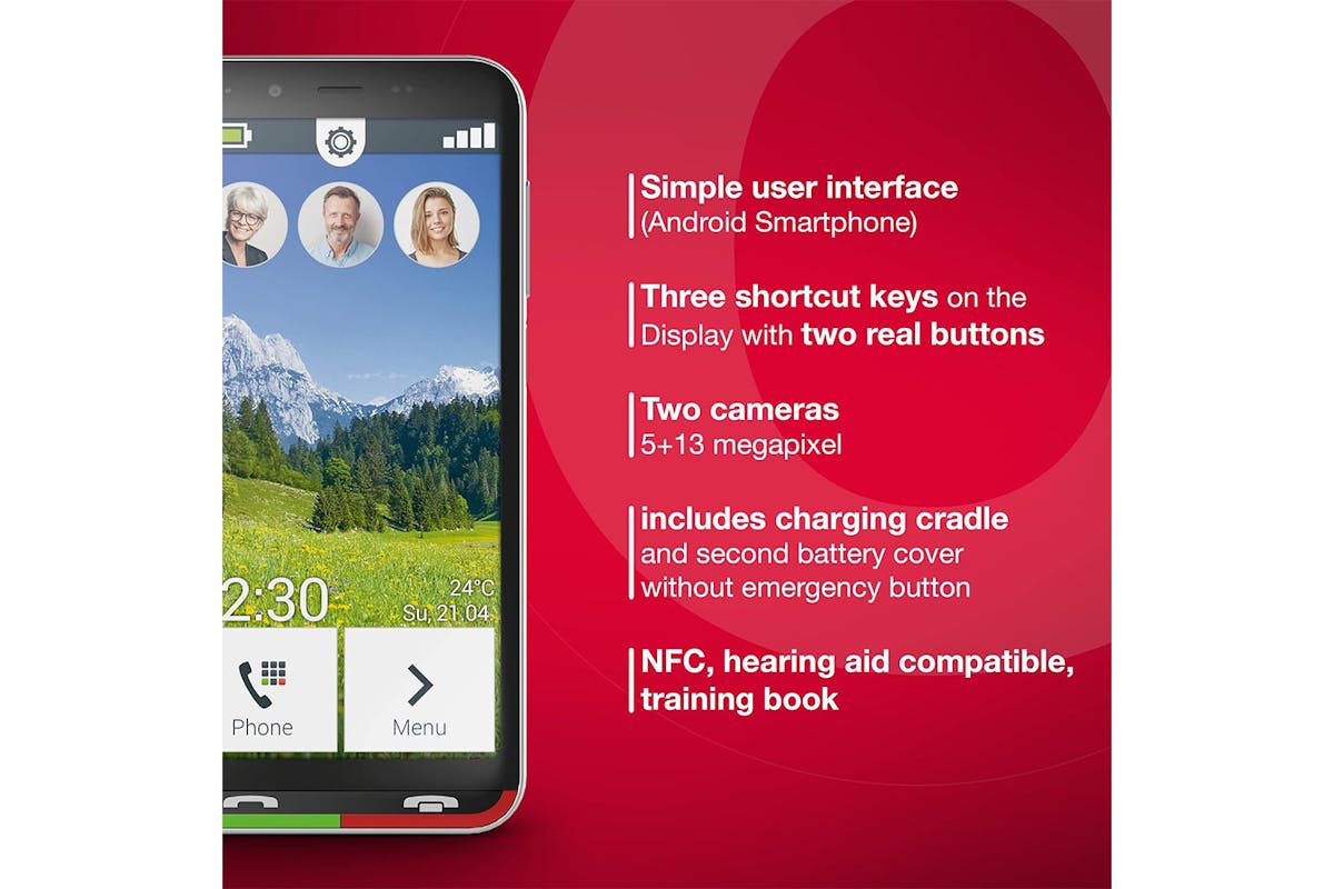 Emporia SUPEREASY Smartphone | 4G | 5 MP | 13 MP-5