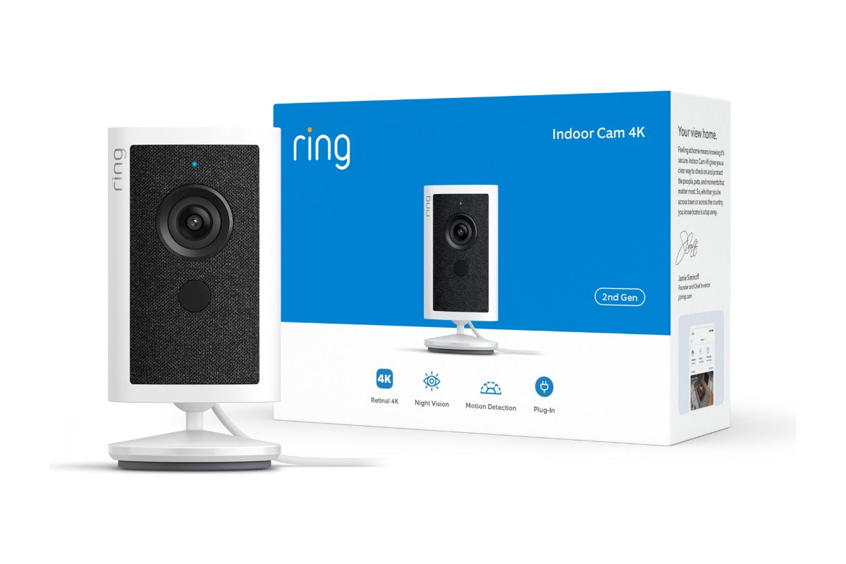 Ring 4K Plug In | Indoor Camera | White-4