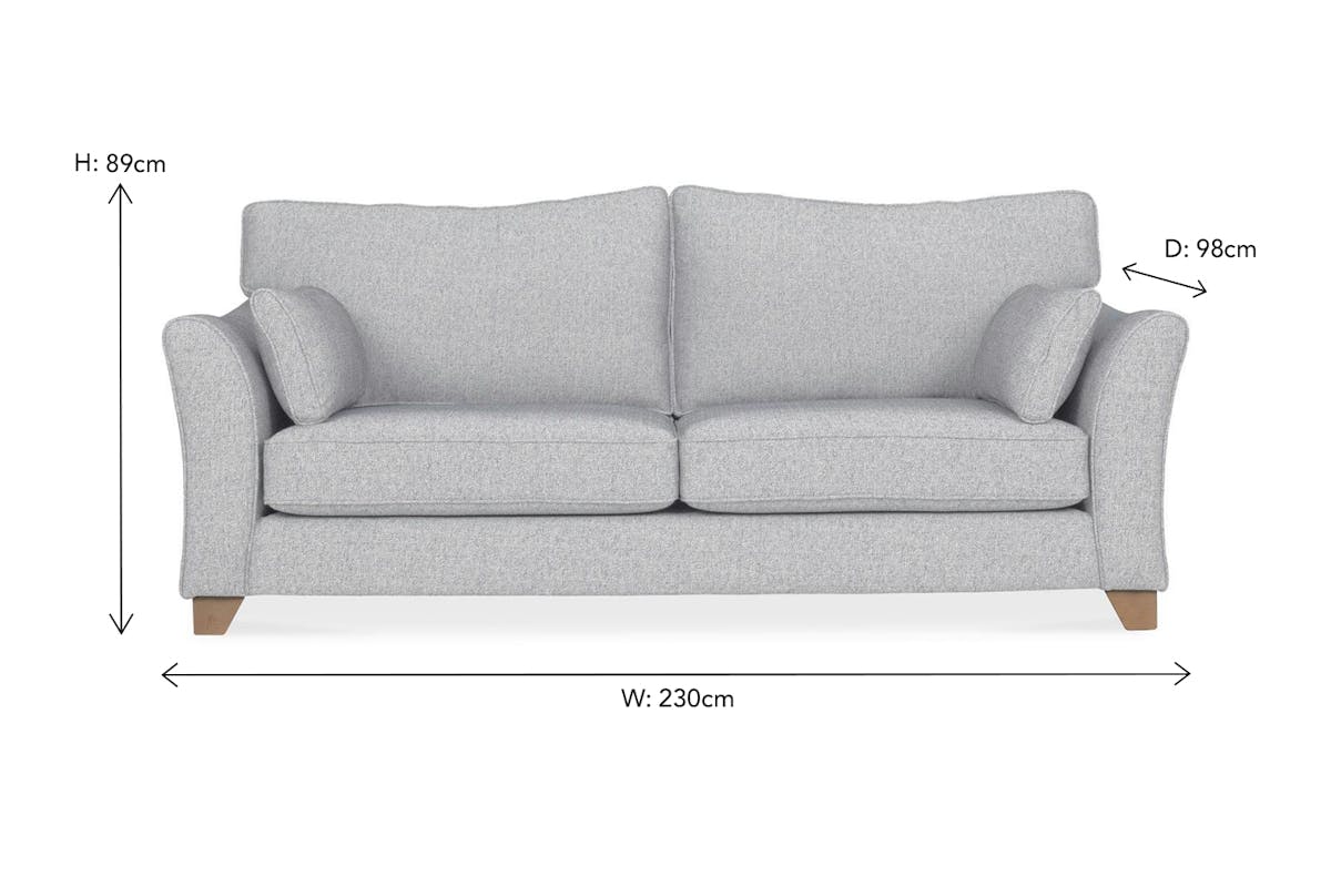 Shannon 4 Seater Sofa | Pearl-3