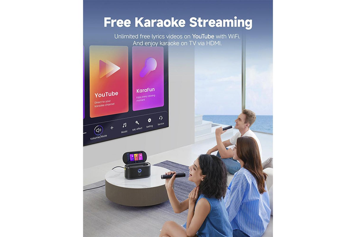 Ikarao Shell S1 | Rechargeable Bluetooth Karaoke Machine-2
