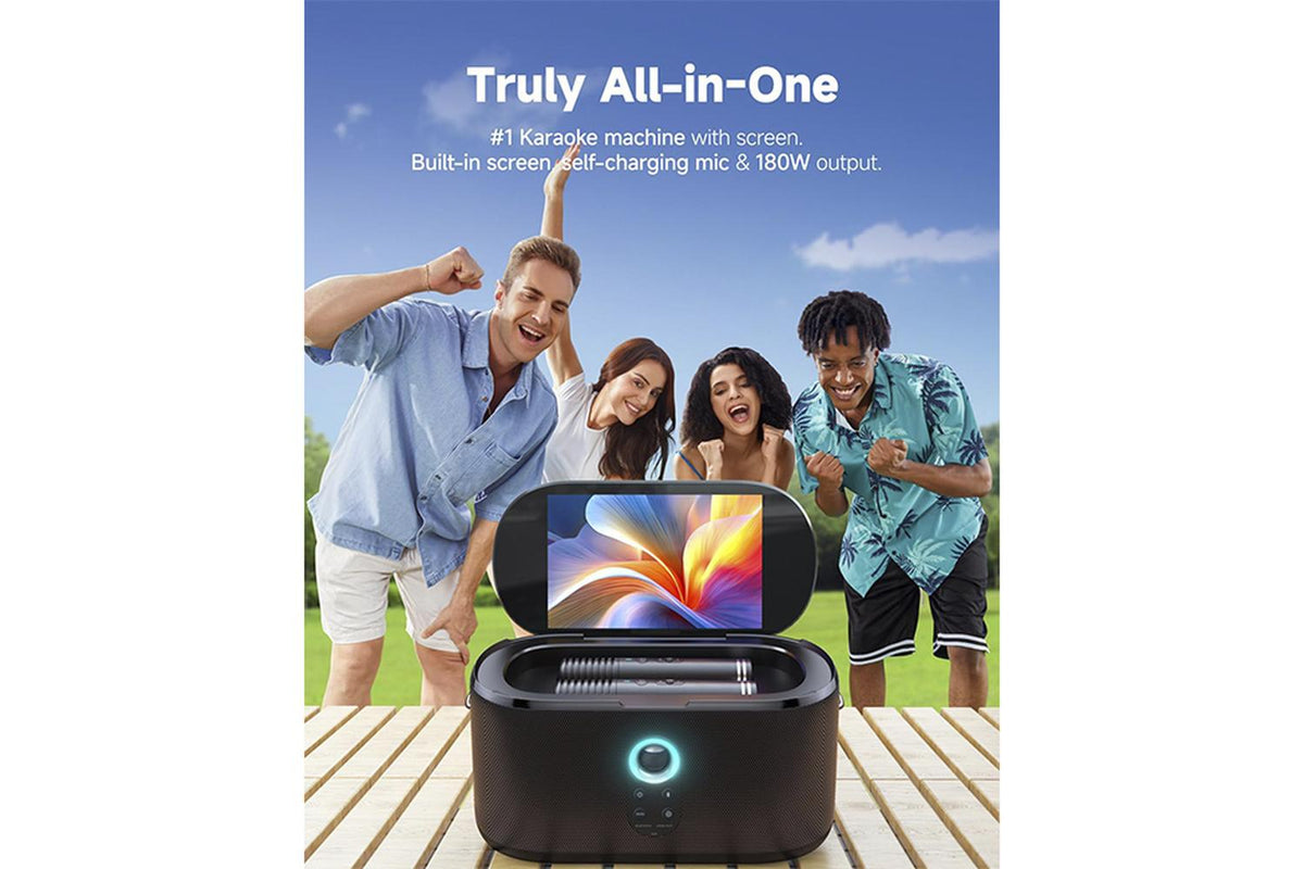 Ikarao Shell S1 | Rechargeable Bluetooth Karaoke Machine-4