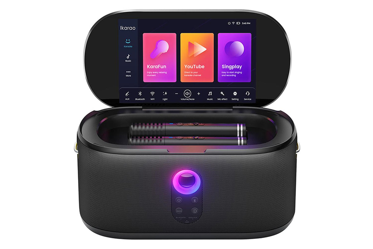 Ikarao Shell S1 | Rechargeable Bluetooth Karaoke Machine-9