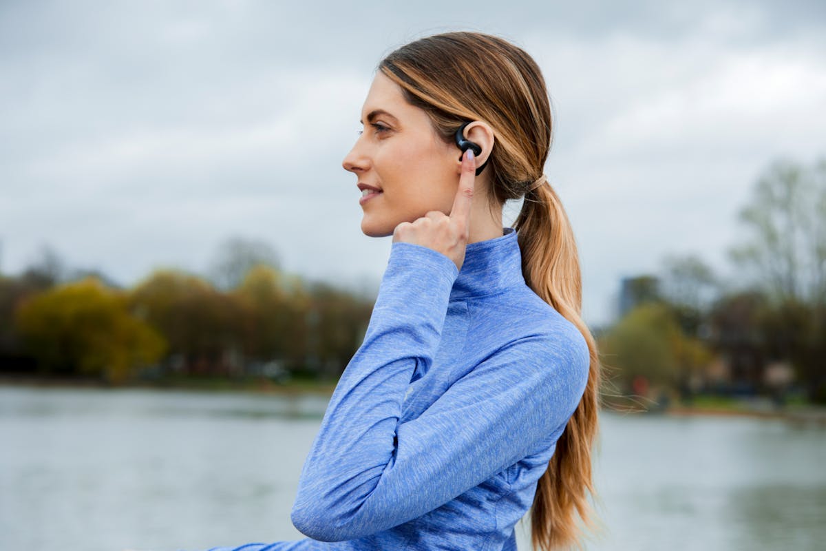 Shokz OpenFit True Wireless Earbuds | Black-14