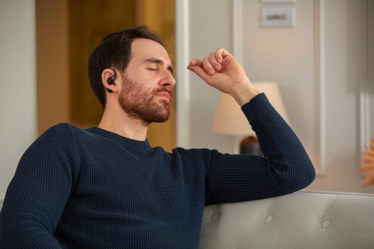 Shokz OpenFit True Wireless Earbuds | Black-16