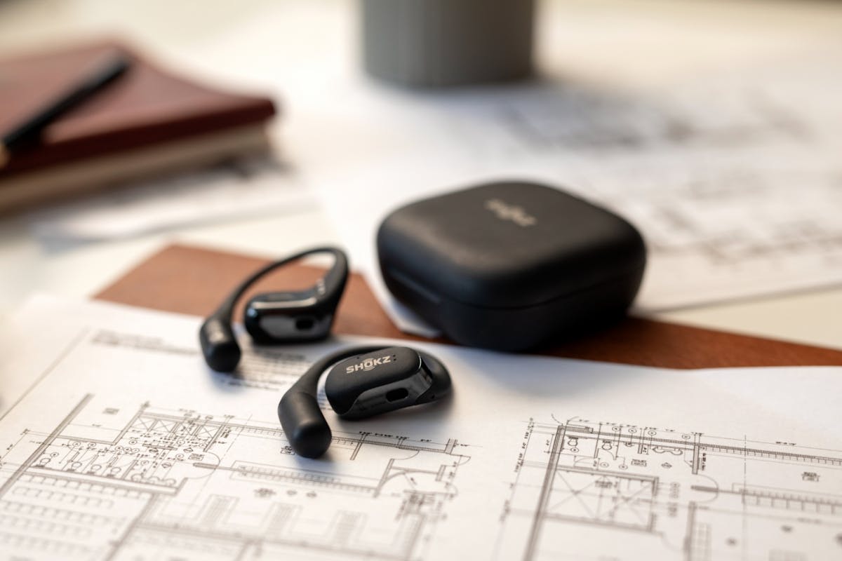 Shokz OpenFit True Wireless Earbuds | Black-10