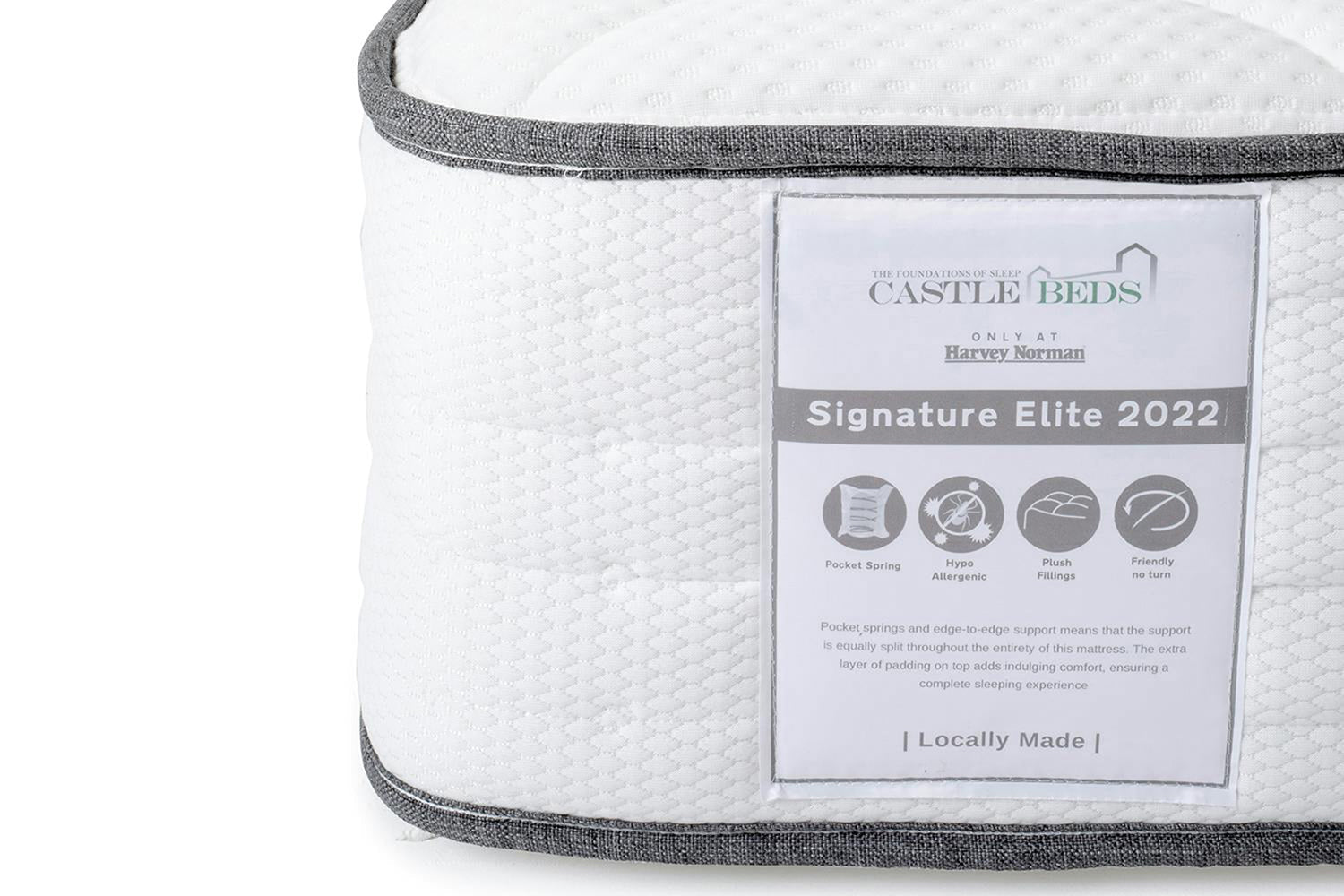 Castlebeds | Signature Elite Mattress | Small Double | 4ft-6