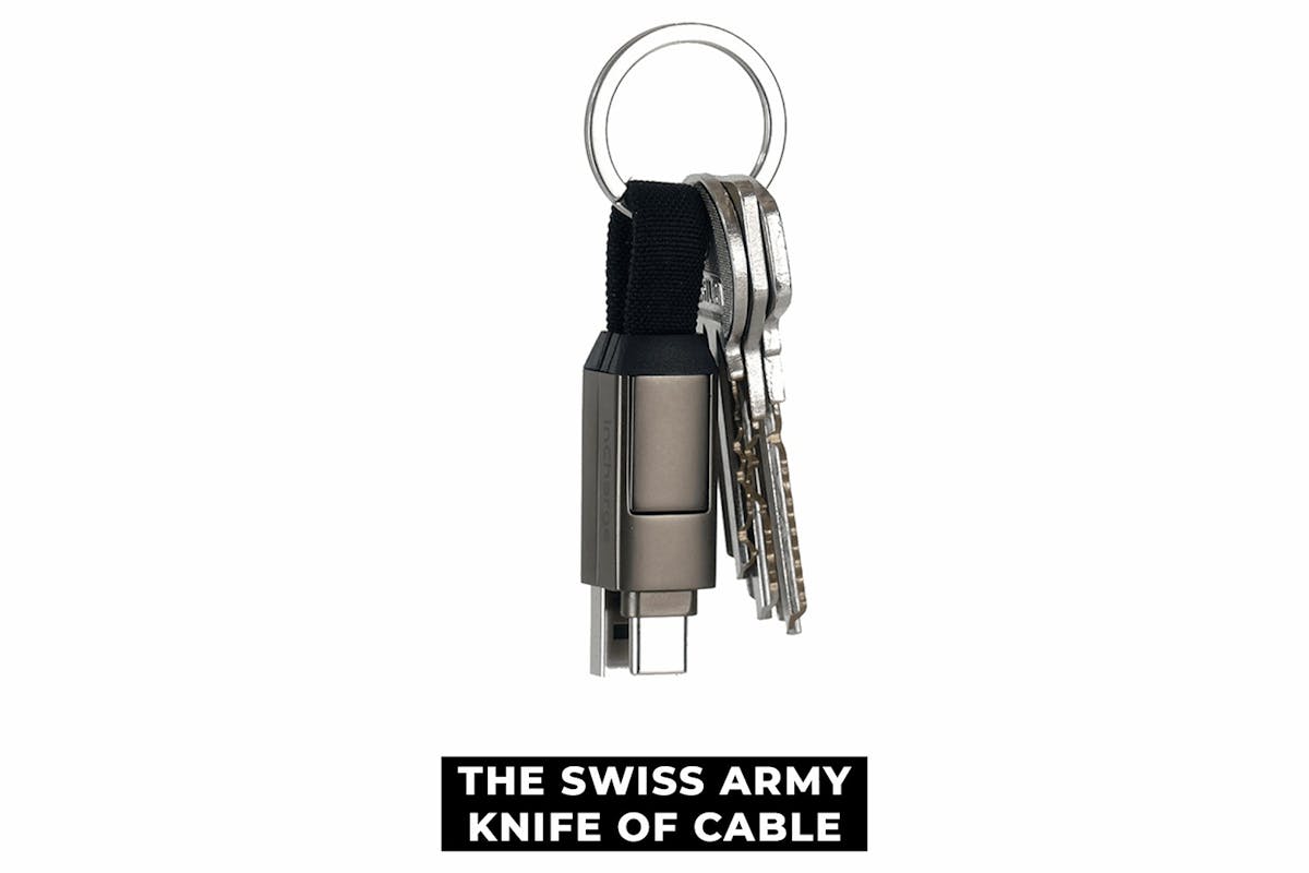 Rolling Square InCharge 6 Cable | Mercury Grey-4