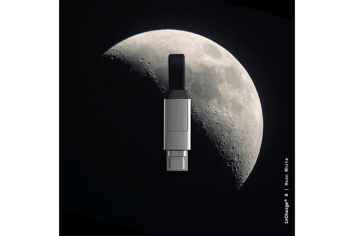 Rolling Square InCharge 6 Cable | Moon White-3