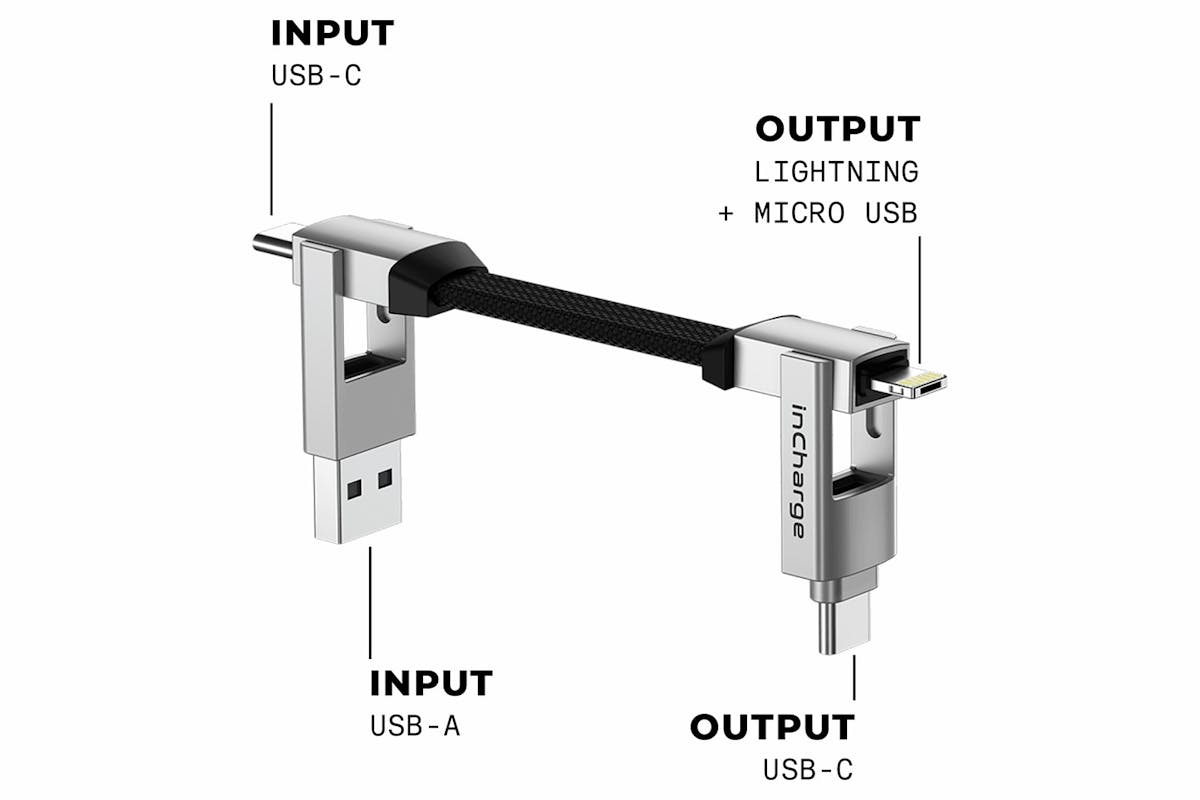 Rolling Square InCharge 6 Cable | Moon White-4
