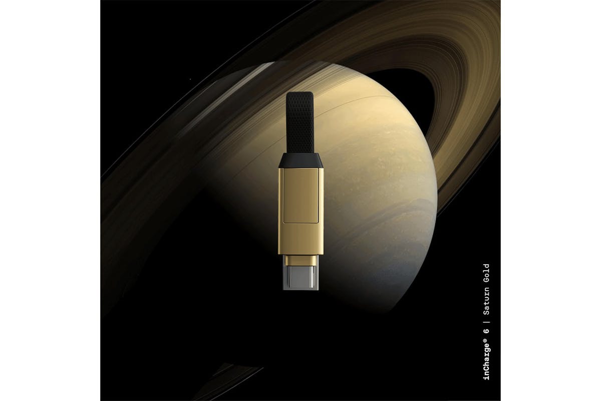 Rolling Square InCharge 6 Cable | Saturn Gold-10
