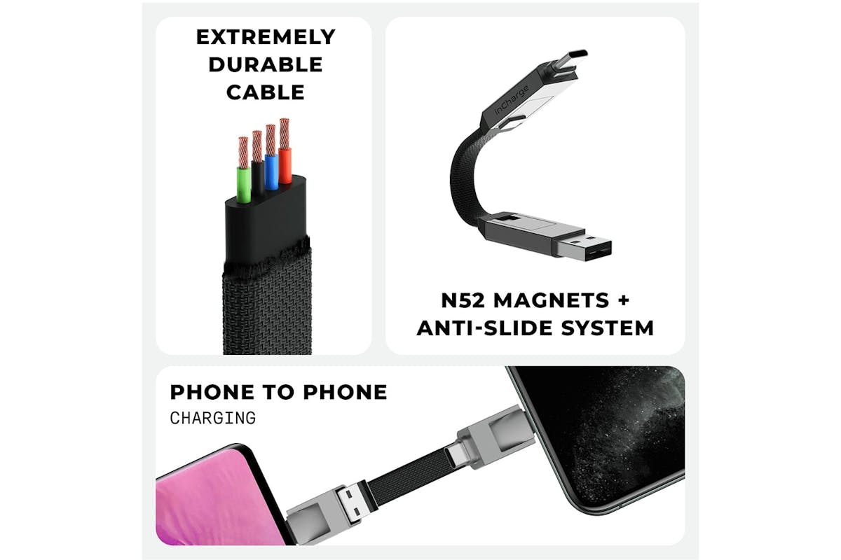 Rolling Square InCharge 6 Cable | Saturn Gold-7