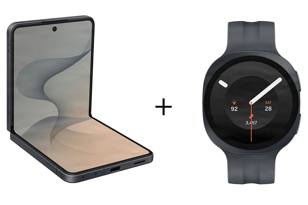Samsung Galaxy Z Flip8 | 12GB | 256GB | Graphite & Galaxy Watch9 | BT | 40mm | Graphite Bundle