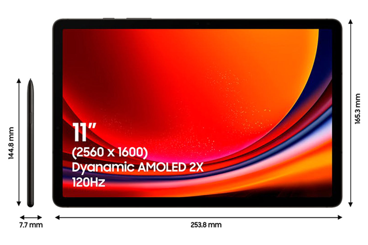 Samsung Galaxy Tab S9 11" Wi-Fi | 12GB | 256GB | Graphite-2