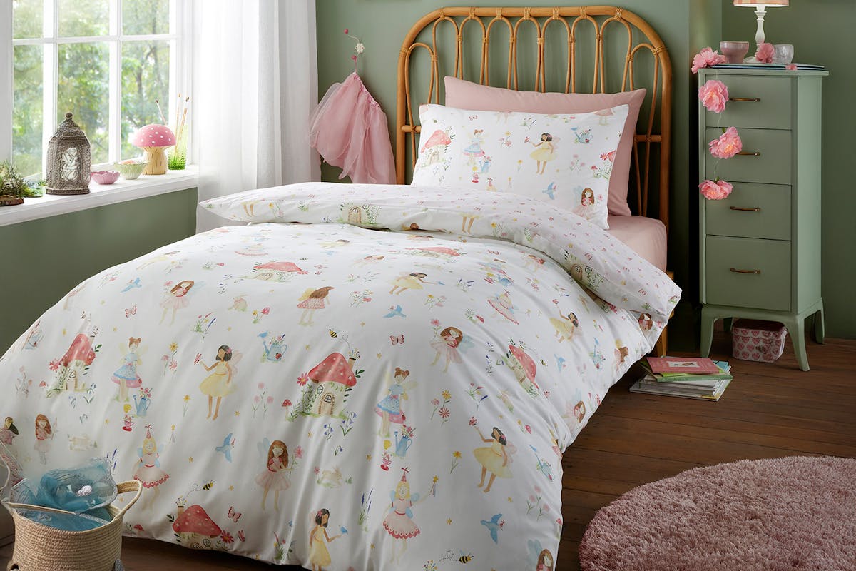 Bedlam | Summer Fairies Duvet Cover Set | Multicolour | Double