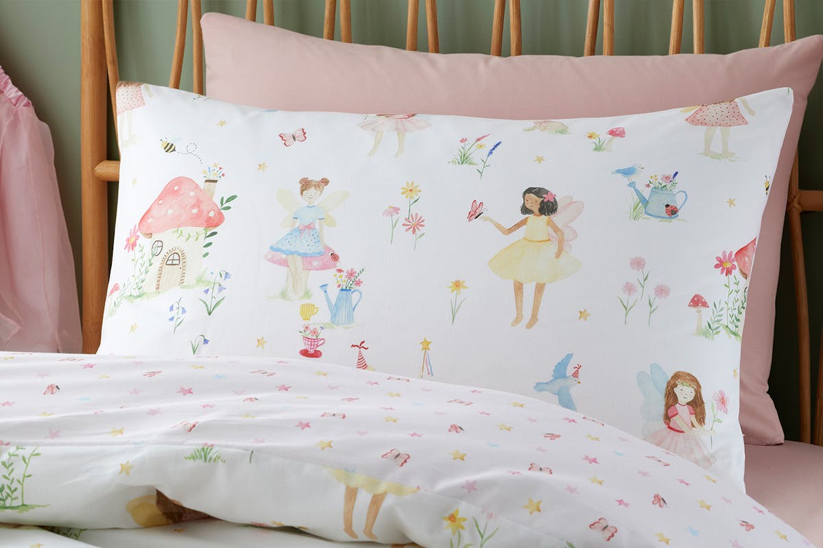 Bedlam | Summer Fairies Duvet Cover Set | Multicolour | Double-3